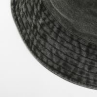 Unisex Lässig Einfarbig Flache Traufen Bucket Hat main image 4