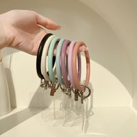 1 Piece Simple Style Solid Color Tpu Women's Keychain main image 4