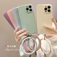 1 Piece Simple Style Solid Color Tpu Women's Keychain main image 3