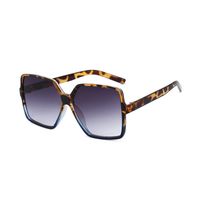 Retro Gradient Color Leopard Ac Square Full Frame Women's Sunglasses sku image 6