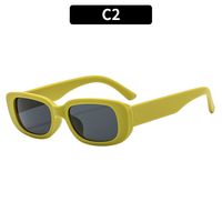 Retro Solid Color Pc Square Full Frame Women's Sunglasses main image 2