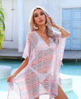 Women's Fashion Solid Color Patchwork Cover Ups sku image 2