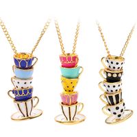 1 Piece Retro Cup Alloy Enamel Unisex Pendant Necklace main image 6