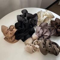 Fashion Solid Color Cloth Pleated Hair Tie 1 Piece main image 4