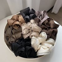 Basic Lady Classic Style Solid Color Cloth Hair Tie main image 2