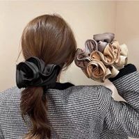 Women's Casual Simple Style Solid Color Cloth Handmade Hair Tie main image 2