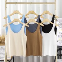Women's Racerback Tank Tops Tank Tops Fashion Solid Color main image 1