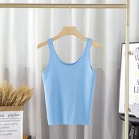 Women's Racerback Tank Tops Tank Tops Fashion Solid Color main image 4