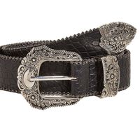 Fashion Flower Pu Leather Alloy Men's Leather Belts 1 Piece main image 4