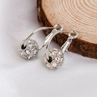 1 Pair Fashion Geometric Alloy Plating Artificial Gemstones Women's Earrings main image 5