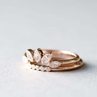 1 Piece Fashion Geometric Alloy Metal Artificial Gemstones Women's Rings main image 3