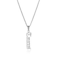1 Piece Fashion Letter Stainless Steel Plating Pendant Necklace sku image 3