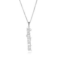 1 Piece Fashion Letter Stainless Steel Plating Pendant Necklace sku image 6