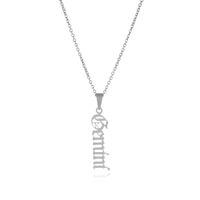 1 Piece Fashion Letter Stainless Steel Plating Pendant Necklace sku image 9