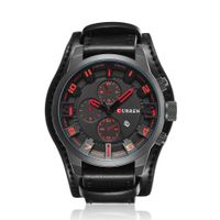 Casual Letra Hebilla Cuarzo Relojes Hombre sku image 3