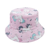 Children Unisex Cute Dinosaur Unicorn Watermelon Bucket Hat sku image 5