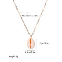 1 Piece Vacation Shell Alloy Shell Plating Women's Necklace main image 2