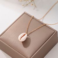 1 Pièce Vacances Coquille Alliage Coquille Placage Femmes Collier main image 6