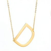 1 Piece Fashion Letter Stainless Steel Plating Necklace main image 3