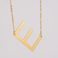1 Piece Fashion Letter Stainless Steel Plating Necklace sku image 5