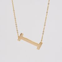 1 Piece Fashion Letter Stainless Steel Plating Necklace sku image 9
