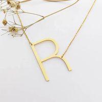 1 Piece Fashion Letter Stainless Steel Plating Necklace main image 5