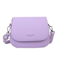 Women's Mini Pu Leather Solid Color Streetwear Square Zipper Buckle Crossbody Bag main image 5