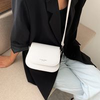 Women's Mini Pu Leather Solid Color Streetwear Square Zipper Buckle Crossbody Bag main image 4