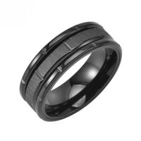 1 Piece Simple Style Circle Solid Color Stainless Steel Polishing Plating Rings main image 3