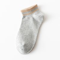 Frau Einfacher Stil Streifen Baumwolle Ankle Socken Ein Paar sku image 3