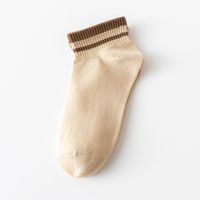 Frau Einfacher Stil Streifen Baumwolle Ankle Socken Ein Paar sku image 4