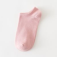 Women's Simple Style Solid Color Cotton Ankle Socks A Pair sku image 2