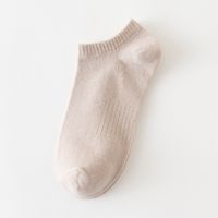 Women's Simple Style Solid Color Cotton Ankle Socks A Pair sku image 6