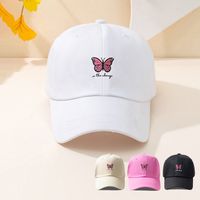 Unisex Sports Butterfly Printing Curved Eaves Baseball Cap main image 1