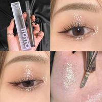 Fashion Solid Color Sequin Eye Shadow sku image 8