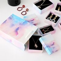 1 Piece Fashion Solid Color Paper Jewelry Boxes main image 2