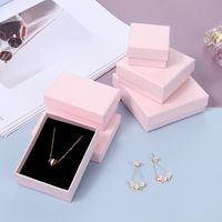 1 Piece Fashion Solid Color Paper Jewelry Boxes main image 1
