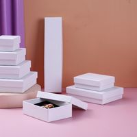 1 Piece Simple Style Solid Color Paper Jewelry Boxes main image 3