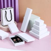 1 Piece Simple Style Solid Color Paper Jewelry Boxes main image 4