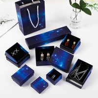 1 Piece Fashion Starry Sky Paper Jewelry Boxes main image 1
