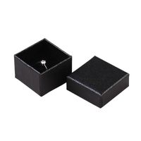 Simple Style Solid Color Paper Jewelry Boxes main image 3