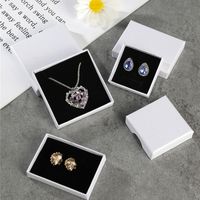 1 Piece Simple Style Solid Color Paper Jewelry Boxes main image 2