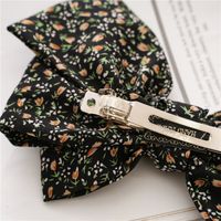 Simple Style Bow Knot Cloth Floral Hair Clip 1 Piece main image 4