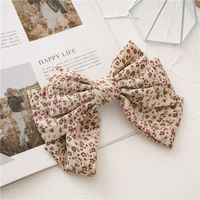 Simple Style Bow Knot Cloth Floral Hair Clip 1 Piece sku image 2