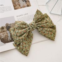 Simple Style Bow Knot Cloth Floral Hair Clip 1 Piece sku image 3