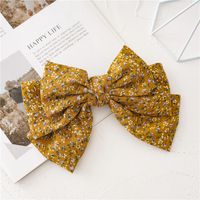 Simple Style Bow Knot Cloth Floral Hair Clip 1 Piece sku image 1
