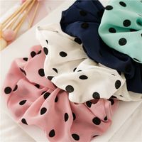 Simple Style Round Dots Cloth Polka Dots Hair Tie 1 Piece main image 5