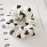 Fashion Polka Dots Cloth Hair Tie 1 Piece sku image 4