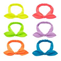 Simple Style Bow Knot Cloth Pleated Hair Band 1 Piece main image 1