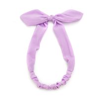 Simple Style Bow Knot Cloth Pleated Hair Band 1 Piece main image 4